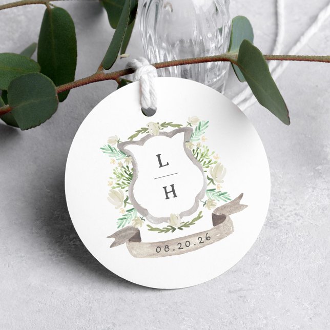 Blumenzwiebeln mit Wappen Geschenkanhänger (Von Creator hochgeladen)