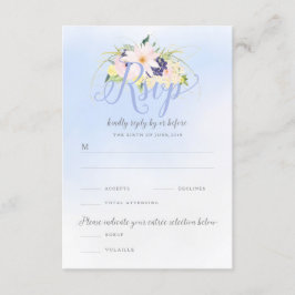 Blumenzwiebeln Vintager Frühling UAWG RSVP Karte