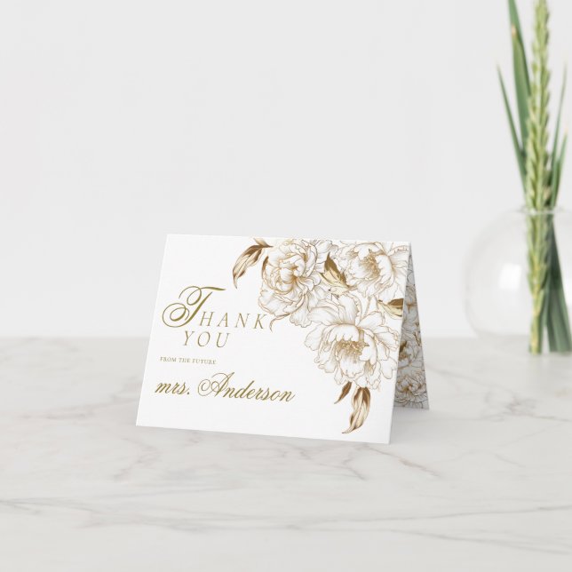 Blumenzwiebeln Weißer Golden Traumstrecke Airolo - Dankeskarte (Vorderseite)