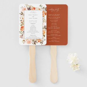 Blumenzwiebelprogramm "Earthy Autumn Floral Weddin Fächer