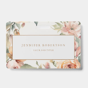 Blumig Chic Klassisch Personalisiert Customized Ausweis