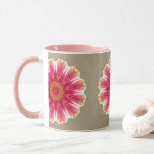 Blumig in Rosa Tasse