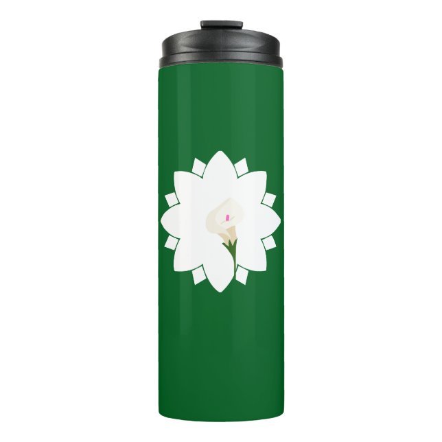 blumig thermosbecher (Vorderseite)
