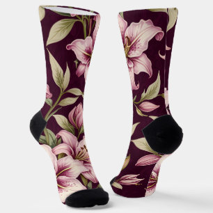 Blumige Damen-Socken Socken