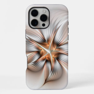 Blumige Eleganz Moderne Abstrakte Fraktal-Kunst iPhone 16 Pro Max Hülle