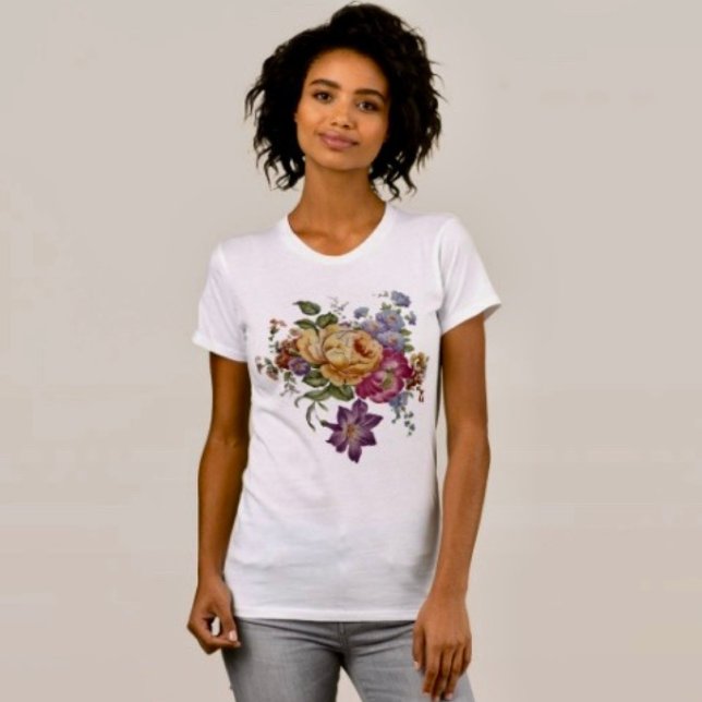 Blumige Fancy  T-Shirt (Von Creator hochgeladen)