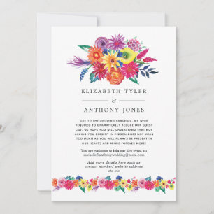 Blumige Fiesta-Hochzeit mit reduzierter Gästeliste Ankündigung