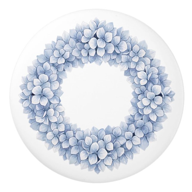 Blumige Keramikknöpfe Keramikknauf (Vorderseite)