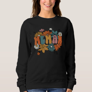 Blumige Memaw-Lebens-dankbare Memaw-Erntedankfest- Sweatshirt