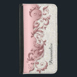 Blumige Mit BlumenRosemetallischer weißer Confetti Geldbeutel Hülle Für Das Samsung Galaxy S5<br><div class="desc">Geldbörsen-Hüllen. Gekennzeichnet in einem metallischen Entwurf des hübschen Rosenblumigen BlumenImitats mit Imitat Confetti-Glitter und DIY Text. Gemacht mit hohen Entschließungsvektorgraphiken für einen beruflichen Druck. 100% Besonders anfertigen-fähig. Bereiten Sie vor, um die Kästen auszufüllen oder BESONDERS ANFERTIGEN ES Knopf zur Änderung, Bewegung, Löschung an zu klicken, irgendwelche der Grafiken die Größe...</div>