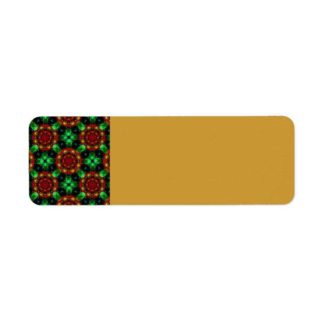 Blumige moderne Boho elegante abstrakte Muster #50 (Vorne)