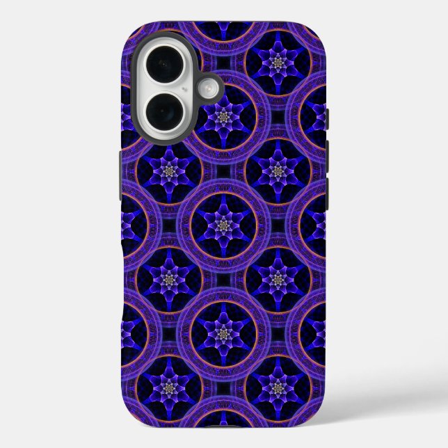 Blumige moderne Boho elegante abstrakte Muster #50 Case-Mate iPhone Hülle (Rückseite)