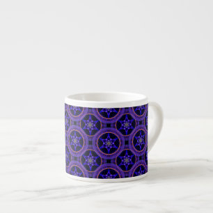 Blumige moderne Boho elegante abstrakte Muster #50 Espressotasse