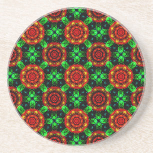 Blumige moderne Boho elegante abstrakte Muster #50 Getränkeuntersetzer