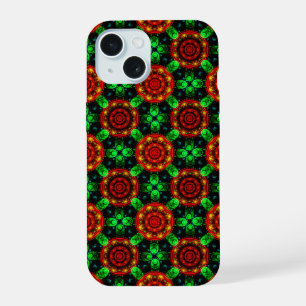 Blumige moderne Boho elegante abstrakte Muster #50 iPhone 15 Hülle