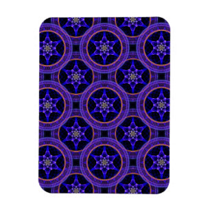 Blumige moderne Boho elegante abstrakte Muster #50 Magnet