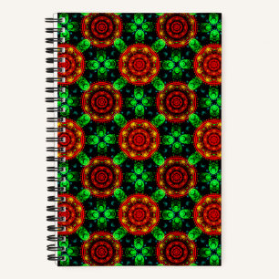 Blumige moderne Boho elegante abstrakte Muster #50 Notizbuch
