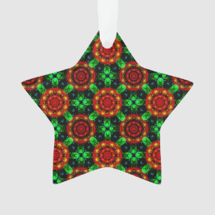 Blumige moderne Boho elegante abstrakte Muster #50 Ornament
