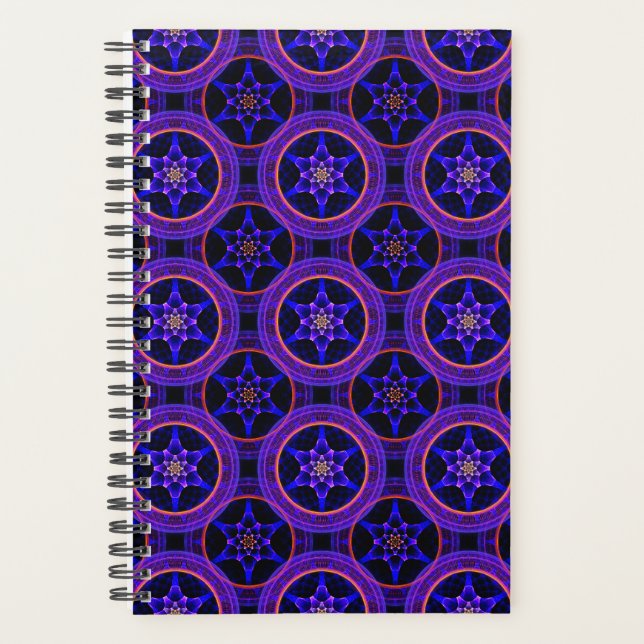 Blumige moderne Boho elegante abstrakte Muster #50 Planer (Vorderseite)