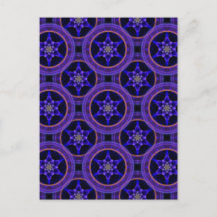 Blumige moderne Boho elegante abstrakte Muster #50 Postkarte