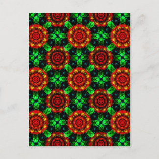 Blumige moderne Boho elegante abstrakte Muster #50 Postkarte