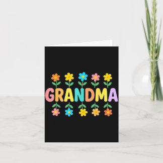 Blumige Oma Muttertag  Karte