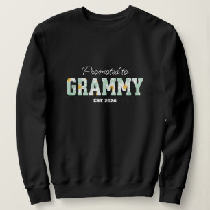 Blumige Oma, zur Grammy befördert  Sweatshirt