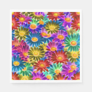 Blumige Sonnenschein #444 - Papiertaschentuch Serviette