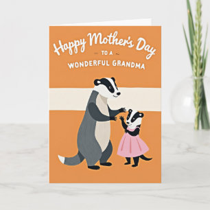 Blumige wundervolle Oma Karte