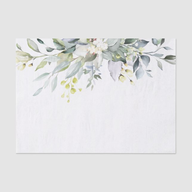Blumiger Boho Seidenpapier (Vorderseite)