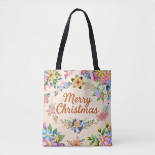 Blumiger Frohe Weihnachten Kranz
