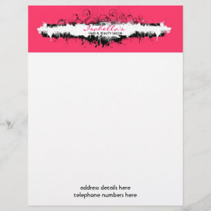 Blumiger Grunge-Faltblatt / Flyer