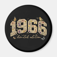 Blumiges 60. Geburtstags-Limited-Edition 1966