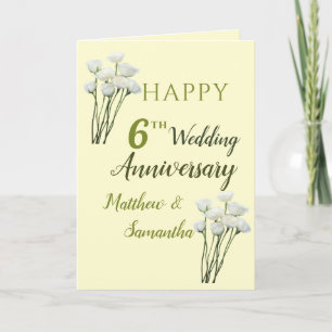 Blumiges Alles Gute zum Hochzeitstag Ehemann Ehefr Karte