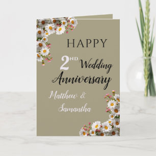 Blumiges Alles Gute zum Hochzeitstag Ehemann Ehefr Karte