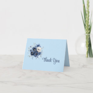 Blumiges Blaues Dankeschön