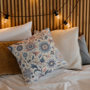 Blumiges Boho-Design – Vibranter Boho-Stil Kissen