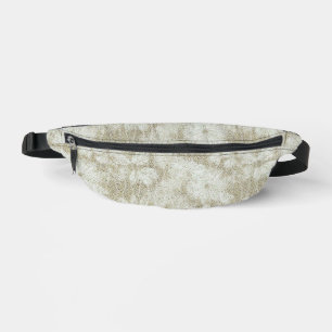 Blumiges Gänseblümchen samtige Creme-Textur Bauchtasche