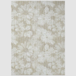 Blumiges Gänseblümchen samtige Creme-Textur Seidenpapier