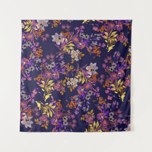 Blumiges, gemustertes, dekoratives, vielseitiges D Wandteppich