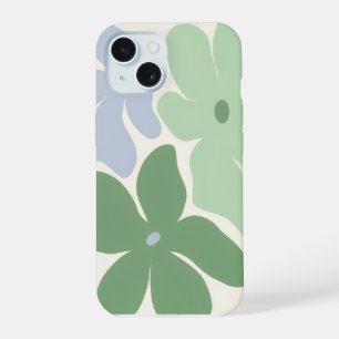 Blumiges glänzendes Handyhülle iPhone 15 Hülle