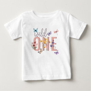 Blumiges Mädchen Geburtstag Wild & Wunderbar Baby T-shirt