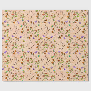 Blumiges Whimsy-Geschenkverpackungspapier Geschenkpapier