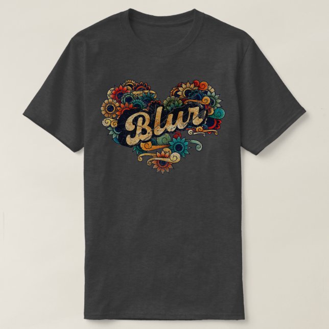 BLUR VIGNETTE VINTAG FARBE T-Shirt (Design vorne)