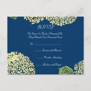 Blurberry Hydrangea UAWG Post Card Einladungspostkarte