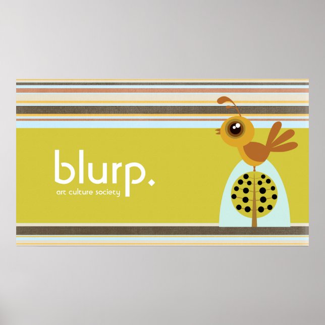 Blurp-Banner / Print Poster (Vorne)