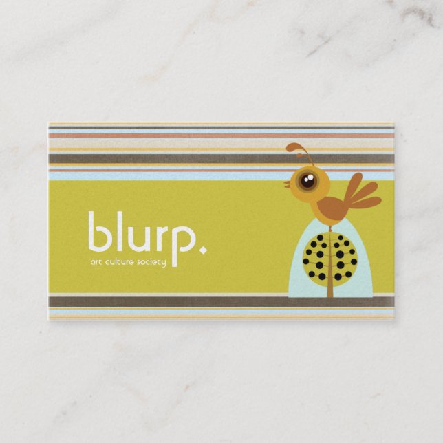 Blurp Partridge Business Cards Visitenkarte (Vorderseite)