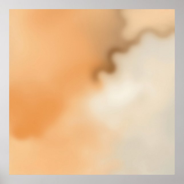 Blurry Art Echoes of Warmth Poster (Vorne)