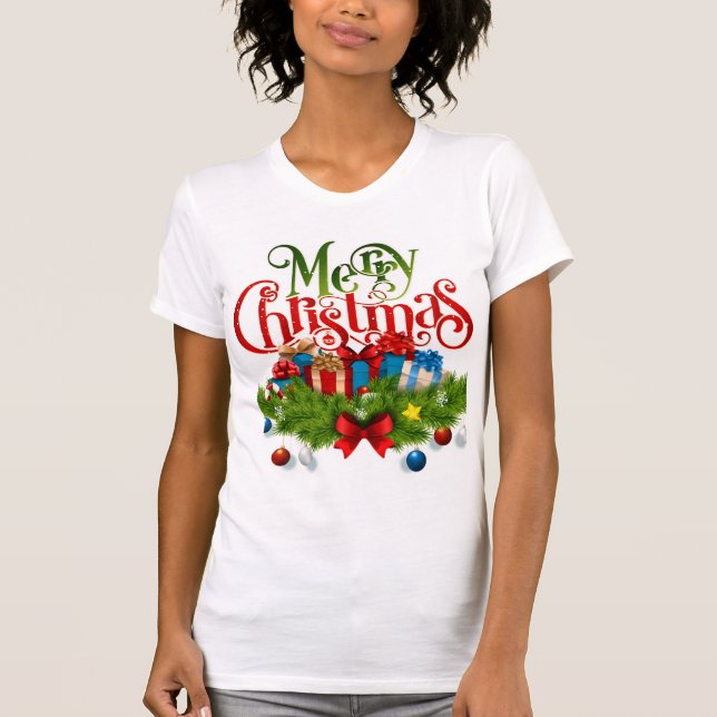 Blusa camiseta de natal  T-Shirt (Vorderseite)