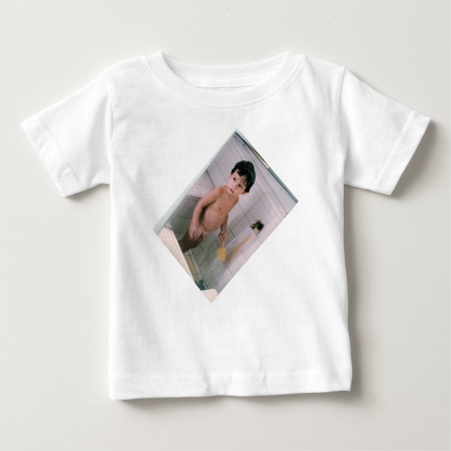 Bluse des Kindes von 18 Monaten des Alters mit Baby T-shirt (Vorderseite)